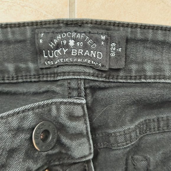 Lucky Brand Jeans Women Size 29 or 8 Black Lolita Skinny 28 Inseam Los Angeles - Picture 11 of 13